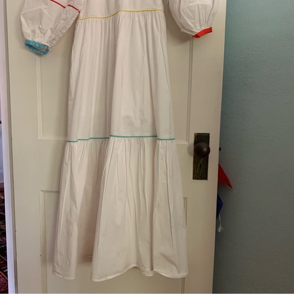 Staud Demi Button-Front Dress with Piping Size 2 - Picture 4 of 8